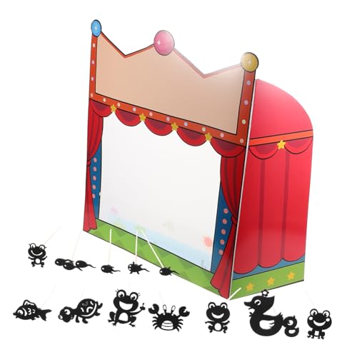 JUMPLAWN 1 Set Schattenbühne Lehraufkleber Puppen Puppen Material Puppen Vakuumspiegel Spiegel Klein Puppen Machen Handspiegel Bewegungsreflektor Wafer Reflektor Papier von JUMPLAWN