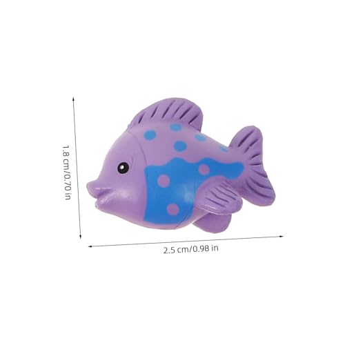 JUMPLAWN 10 Stück Teiliges Bunte Miniatur Fischfiguren aus Kunststoff Realistische Mini Fisch Modelle für Aquarium und Teichdekoration für Micro Landschaften Puppenhäuser und JUMPLAWN 10 Stück Teiliges Bunte Miniatur Fischfiguren aus Kunststoff Realistische Mini Fisch Modelle für Aquarium und Teichdekoration für Micro Landschaften Puppenhäuser und von JUMPLAWN