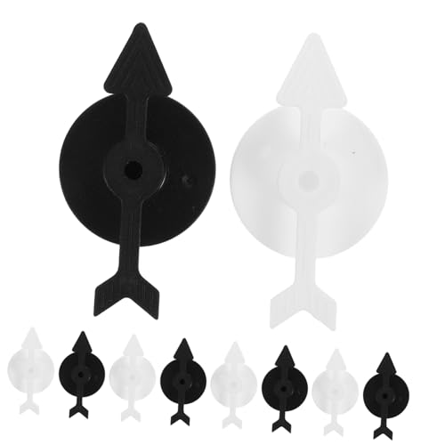 JUMPLAWN 10 Stück Teiliges Kunststoff spielzeiger Schwarze und Weiße Pfeile Drehbare Spielzeiger für Brettspiele DIY Board Game indikatoren für Klassenzimmer Party und Schulprojekte JUMPLAWN 10 Stück Teiliges Kunststoff spielzeiger Schwarze und Weiße Pfeile Drehbare Spielzeiger für Brettspiele DIY Board Game indikatoren für Klassenzimmer Party und Schulprojekte von JUMPLAWN