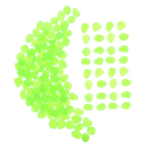 JUMPLAWN 100 Stück Teiliges Leuchtende Kieselsteine für Aquarium Deko Fluoreszierende Sichere Fischeinstreu für Süß und DIY Gartendeko und Vasen Einfach zu Reinigen Grün JUMPLAWN 100 Stück Teiliges Leuchtende Kieselsteine für Aquarium Deko Fluoreszierende Sichere Fischeinstreu für Süß und DIY Gartendeko und Vasen Einfach zu Reinigen Grün von JUMPLAWN