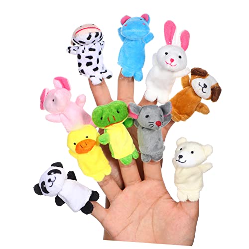 JUMPLAWN 10Stücke Tier Fingerpuppen aus Plüsch Bewegliche Handspielzeuge für Partys Zuhause und Kindergarten Niedliche Kuscheltiere für Kreative Spielmomente JUMPLAWN 10Stücke Tier Fingerpuppen aus Plüsch Bewegliche Handspielzeuge für Partys Zuhause und Kindergarten Niedliche Kuscheltiere für Kreative Spielmomente von JUMPLAWN