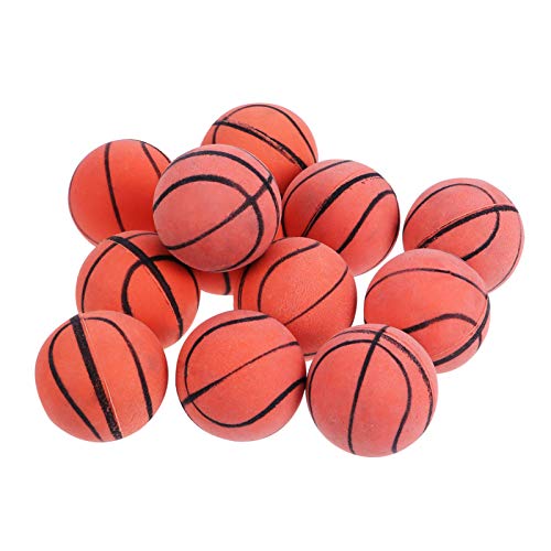 JUMPLAWN 12St Mini-Basketball für kinderspielzeug geschmolzener Basketball Kleiner Basketball kreatives Basketballspielzeug Hüpfbälle für den Kindergarten Plastik Orange von JUMPLAWN