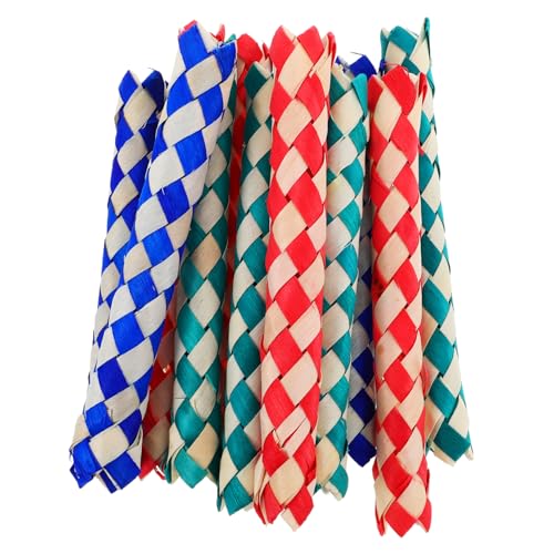 JUMPLAWN 12Stücke Teiliges Fingerfallen Spielzeug aus Bambus für Kinderpartys Vielseitige DIY Fingerfalle für Vogelspielzeug und Geburtstagsfeiern Fördert Geschicklichkeit JUMPLAWN 12Stücke Teiliges Fingerfallen Spielzeug aus Bambus für Kinderpartys Vielseitige DIY Fingerfalle für Vogelspielzeug und Geburtstagsfeiern Fördert Geschicklichkeit von JUMPLAWN