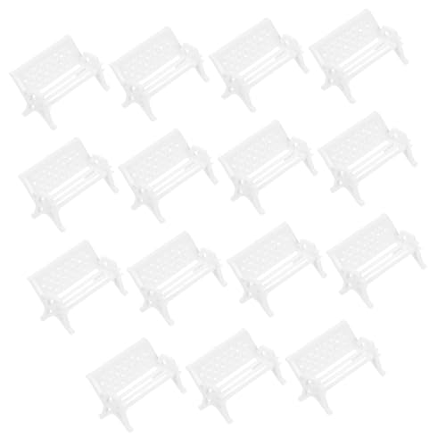 JUMPLAWN 15 Stück Park Stuhl Street Light Model Winzig Puppe Möbel Mini Modell Bank Weiß Abs JUMPLAWN 15 Stück Park Stuhl Street Light Model Winzig Puppe Möbel Mini Modell Bank Weiß Abs von JUMPLAWN