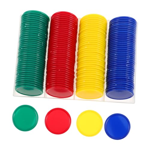 JUMPLAWN 160 Stück Bunte Kunststoff Bingo Chips Langlebige und Belohnungs Token für Vielseitige und Mathematik Münzen für Unterricht Spiele und Verhaltensanreize JUMPLAWN 160 Stück Bunte Kunststoff Bingo Chips Langlebige und Belohnungs Token für Vielseitige und Mathematik Münzen für Unterricht Spiele und Verhaltensanreize von JUMPLAWN