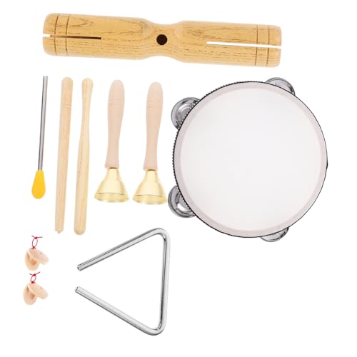 JUMPLAWN 1Satz Percussion Instrumente Teiliges Holzspielzeug für Kleinkinder Feinmotorik und Musikverständnis für Jährige Lernspielzeug JUMPLAWN 1Satz Percussion Instrumente Teiliges Holzspielzeug für Kleinkinder Feinmotorik und Musikverständnis für Jährige Lernspielzeug von JUMPLAWN