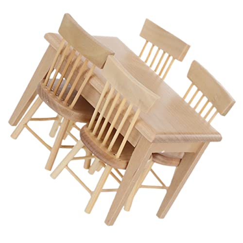 JUMPLAWN 1Satz Puppenhaus Möbel für Kreative Mikroszenendekoration Teiliges Set mit Tisch und Stühlen Geschenkidee für DIY Enthusiasten und Kinderzimmerdekoration JUMPLAWN 1Satz Puppenhaus Möbel für Kreative Mikroszenendekoration Teiliges Set mit Tisch und Stühlen Geschenkidee für DIY Enthusiasten und Kinderzimmerdekoration von JUMPLAWN