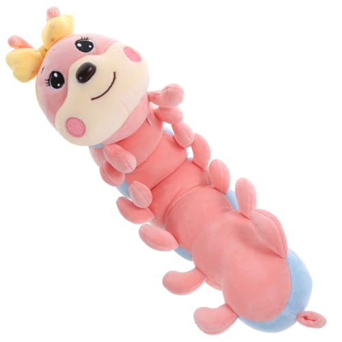 JUMPLAWN 1Stk Raupe Puppe kindergeschenk Cute Pillow Toys Plüsch- Raupe Toys for Boys gefüllte Spielzeugpuppe Plüschtier gefüllte Puppe Raupe Wurfskissen Puppenspielzeug Rosa von JUMPLAWN