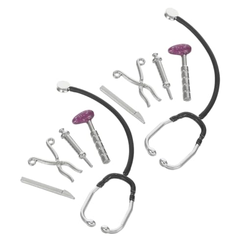 JUMPLAWN 2 Sätze Puppenhaus Zubehör mit Detailgetreuen Stethoskopen Robustes Puppenhaus Pflegewerkzeug für Realistische Rollenspiele und Lernzwecke JUMPLAWN 2 Sätze Puppenhaus Zubehör mit Detailgetreuen Stethoskopen Robustes Puppenhaus Pflegewerkzeug für Realistische Rollenspiele und Lernzwecke von JUMPLAWN