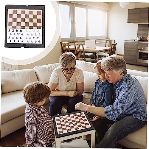 JUMPLAWN 2 Satz Magnetisches Faltbares Schachspiel Set Tragbares Reisespiel für Erwachsene Leichtes Party Outdoor Schachbrett Kompaktes Magnet schachset Pädagogisches Lernspielzeug JUMPLAWN 2 Satz Magnetisches Faltbares Schachspiel Set Tragbares Reisespiel für Erwachsene Leichtes Party Outdoor Schachbrett Kompaktes Magnet schachset Pädagogisches Lernspielzeug von JUMPLAWN