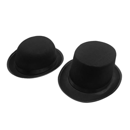 JUMPLAWN 2 Stück Teiliges Zauberer Kostümset mit Schwarzem Zylinderhut in S und Vielseitiger für Karneval Fasching Halloween und Party Lustiges Verkleidungszubehör für Jungen und Mädchen JUMPLAWN 2 Stück Teiliges Zauberer Kostümset mit Schwarzem Zylinderhut in S und Vielseitiger für Karneval Fasching Halloween und Party Lustiges Verkleidungszubehör für Jungen und Mädchen von JUMPLAWN