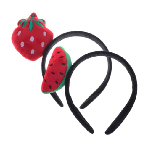 JUMPLAWN 2 Stück Wassermelonen und Erdbeer Haarreif Flexibles Stirnband Party Haarschmuck für Damen Mädchen Verstellbar Niedlicher Obst Kopfschmuck Fotorequisite Valentinstag JUMPLAWN 2 Stück Wassermelonen und Erdbeer Haarreif Flexibles Stirnband Party Haarschmuck für Damen Mädchen Verstellbar Niedlicher Obst Kopfschmuck Fotorequisite Valentinstag von JUMPLAWN