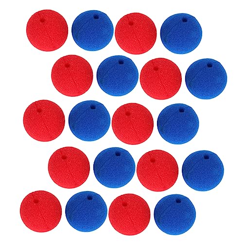 JUMPLAWN 20 Stück Teiliges Clownnasen aus Weichem Rote und Blaue Farben Lustige Cosplay und Karnevalsrequisiten für Halloween Kostümpartys und Maskeraden Wiederverwendbar und Leicht JUMPLAWN 20 Stück Teiliges Clownnasen aus Weichem Rote und Blaue Farben Lustige Cosplay und Karnevalsrequisiten für Halloween Kostümpartys und Maskeraden Wiederverwendbar und Leicht von JUMPLAWN