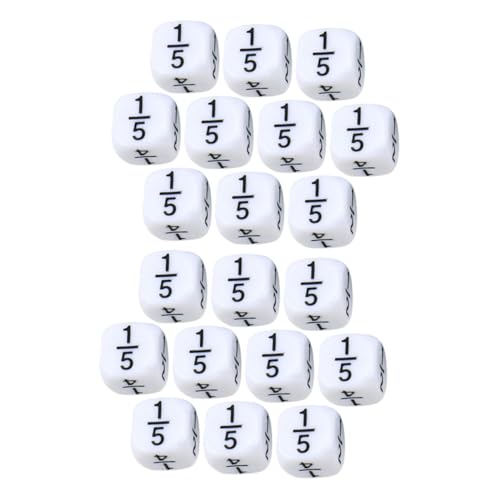 JUMPLAWN 20 Stück Teiliges Mathe Lernwürfel Set Glatte Weiße Rechenwürfel für Unterricht Vielseitige Mathe Lehrmittel als Lernhilfe für Schule und Party JUMPLAWN 20 Stück Teiliges Mathe Lernwürfel Set Glatte Weiße Rechenwürfel für Unterricht Vielseitige Mathe Lehrmittel als Lernhilfe für Schule und Party von JUMPLAWN