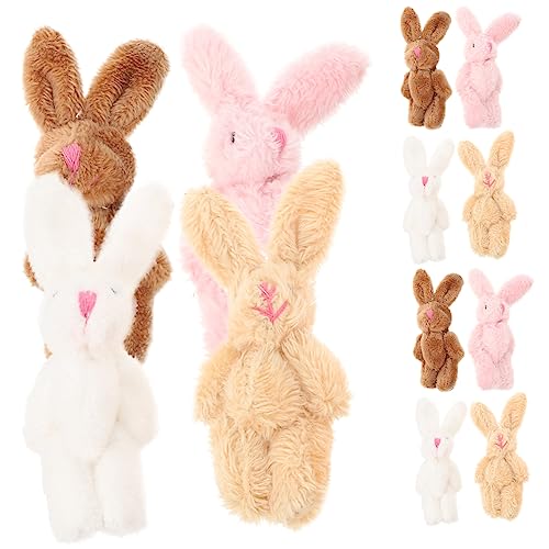 JUMPLAWN 20Stücke Kaninchen Plüschspielzeug Süße DIY Kuscheltiere für Mini Stofftiere für Valentinstag und Weihnachtsdekoration JUMPLAWN 20Stücke Kaninchen Plüschspielzeug Süße DIY Kuscheltiere für Mini Stofftiere für Valentinstag und Weihnachtsdekoration von JUMPLAWN