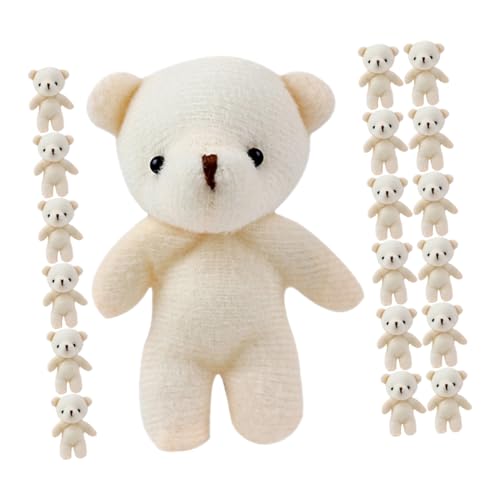 JUMPLAWN 24Stücke Mini Bär Schlüsselanhänger Charms Süße Plüschtiere für Taschen Rucksäcke und Dekoration für Festivals und Hängende Bärenfiguren aus Langlebigem JUMPLAWN 24Stücke Mini Bär Schlüsselanhänger Charms Süße Plüschtiere für Taschen Rucksäcke und Dekoration für Festivals und Hängende Bärenfiguren aus Langlebigem von JUMPLAWN