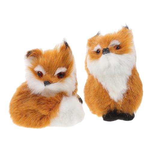 JUMPLAWN 2Stücke Fuchs Plüschtiere Realistische Waldtierfiguren für Dekoration Weiche Kuscheltiere aus Hochwertigem Material für und Sammler Authentisches Design JUMPLAWN 2Stücke Fuchs Plüschtiere Realistische Waldtierfiguren für Dekoration Weiche Kuscheltiere aus Hochwertigem Material für und Sammler Authentisches Design von JUMPLAWN