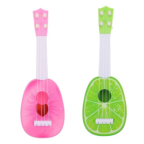 JUMPLAWN 2Stücke Mini Gitarren für Ukulele aus Hochwertigem Frühes Musikalisches Lernspielzeug Leuchtenden Farben Kleinkinder JUMPLAWN 2Stücke Mini Gitarren für Ukulele aus Hochwertigem Frühes Musikalisches Lernspielzeug Leuchtenden Farben Kleinkinder von JUMPLAWN