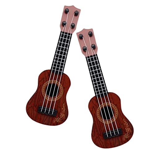 JUMPLAWN 2stücke Junge Mädchen Ukulele Spielzeug Mini Saiten Musikinstrument Für Musikalische Früherziehung Sichere Und Langlebige Materialien Für Mädchen Und Jungen JUMPLAWN 2stücke Junge Mädchen Ukulele Spielzeug Mini Saiten Musikinstrument Für Musikalische Früherziehung Sichere Und Langlebige Materialien Für Mädchen Und Jungen von JUMPLAWN