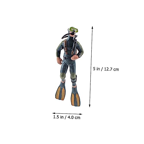 JUMPLAWN 3 Stück Realistische Taucherfigur Aquarium Dekoration Kleine Dekofiguren Leicht Ungiftig für Fischbecken Sicher Unterwasser Szenen Geschenkidee JUMPLAWN 3 Stück Realistische Taucherfigur Aquarium Dekoration Kleine Dekofiguren Leicht Ungiftig für Fischbecken Sicher Unterwasser Szenen Geschenkidee von JUMPLAWN