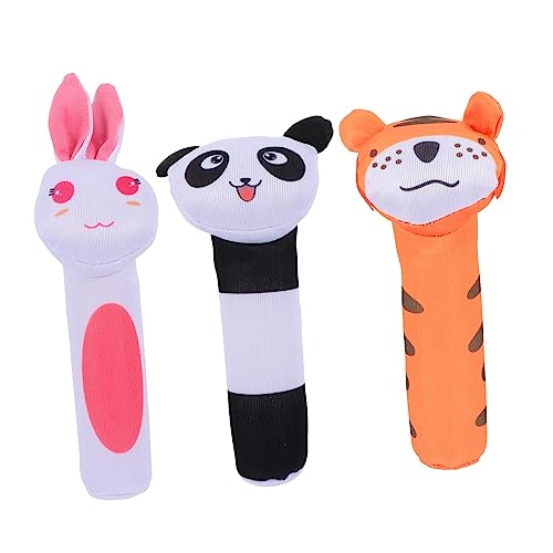 JUMPLAWN 3 Stück Teiliges Babyspielzeug Plüsch Greifspielzeug Rassel Tiermotiv Neugeborene Sicher Weiches Material Fördert Sinnesentwicklung Eltern Junge Mädchen Kommunikation JUMPLAWN 3 Stück Teiliges Babyspielzeug Plüsch Greifspielzeug Rassel Tiermotiv Neugeborene Sicher Weiches Material Fördert Sinnesentwicklung Eltern Junge Mädchen Kommunikation von JUMPLAWN