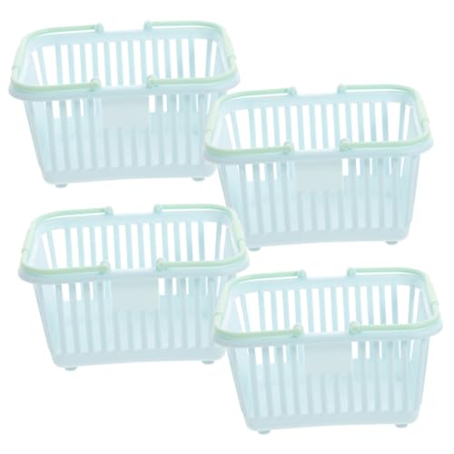 JUMPLAWN 4 Stück Teiliges Kunststoff Aufbewahrungskörbe mit Handgriff Praktische Aufbewahrungskörbe für Büro Bad Küche Atmungsaktiv und Leicht zu Reinigen Vielseitige Zufällige Farbe JUMPLAWN 4 Stück Teiliges Kunststoff Aufbewahrungskörbe mit Handgriff Praktische Aufbewahrungskörbe für Büro Bad Küche Atmungsaktiv und Leicht zu Reinigen Vielseitige Zufällige Farbe von JUMPLAWN
