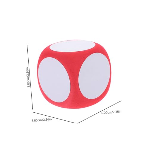 JUMPLAWN 5 Stück Große Schaumstoffwürfel zum Selbstbeschriften Abwischbare Blanko Würfel für Brettspiele Unterricht und DIY Vielseitig Einsetzbar für Schule Party und Familienaktivitäten JUMPLAWN 5 Stück Große Schaumstoffwürfel zum Selbstbeschriften Abwischbare Blanko Würfel für Brettspiele Unterricht und DIY Vielseitig Einsetzbar für Schule Party und Familienaktivitäten von JUMPLAWN