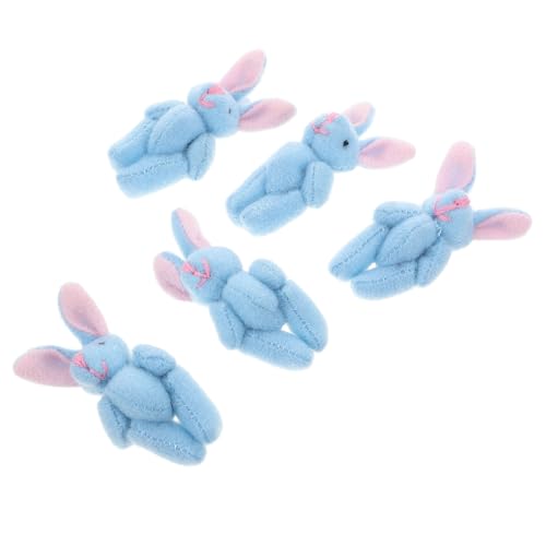 JUMPLAWN 5 Stück Teiliges Mini Plüsch Gelenkspielzeug für Ostern Geburtstagskuchen Dekorationen Hochzeitsgeschenke Kuscheltier für Dekorationen JUMPLAWN 5 Stück Teiliges Mini Plüsch Gelenkspielzeug für Ostern Geburtstagskuchen Dekorationen Hochzeitsgeschenke Kuscheltier für Dekorationen von JUMPLAWN