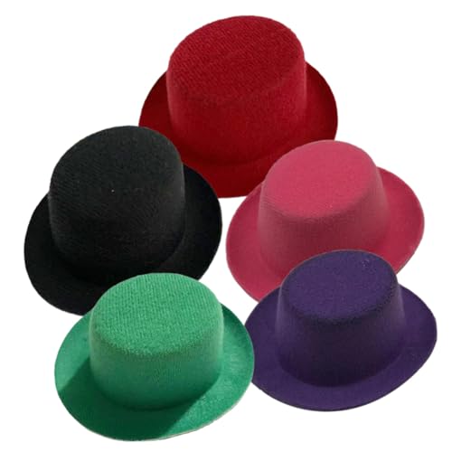 JUMPLAWN 5 Stück Teiliges Miniatur Puppenhüte aus Strapazierfähigem Eva Material Farbenfrohe Mini Hüte für Puppen zum Basteln Dekorieren und Verkleiden Passend für Cosplay Geschenk JUMPLAWN 5 Stück Teiliges Miniatur Puppenhüte aus Strapazierfähigem Eva Material Farbenfrohe Mini Hüte für Puppen zum Basteln Dekorieren und Verkleiden Passend für Cosplay Geschenk von JUMPLAWN
