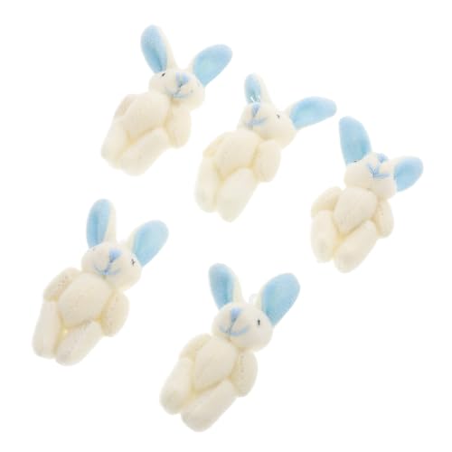 JUMPLAWN 5Stücke Weiche Plüschtiere für Dekoration von Kinderzimmern Osterkorbfüllung für Geburtstagsgeschenke mit Blauen JUMPLAWN 5Stücke Weiche Plüschtiere für Dekoration von Kinderzimmern Osterkorbfüllung für Geburtstagsgeschenke mit Blauen von JUMPLAWN