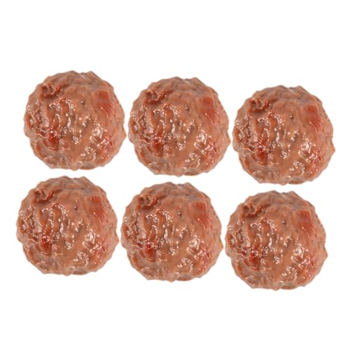 JUMPLAWN 6 Stück Künstliche Rindfleischbällchen Lebensechte Simulation für Party Dekoration Fotografie und Spielzeugküche PVC Verschleißfest Realistisch JUMPLAWN 6 Stück Künstliche Rindfleischbällchen Lebensechte Simulation für Party Dekoration Fotografie und Spielzeugküche PVC Verschleißfest Realistisch von JUMPLAWN