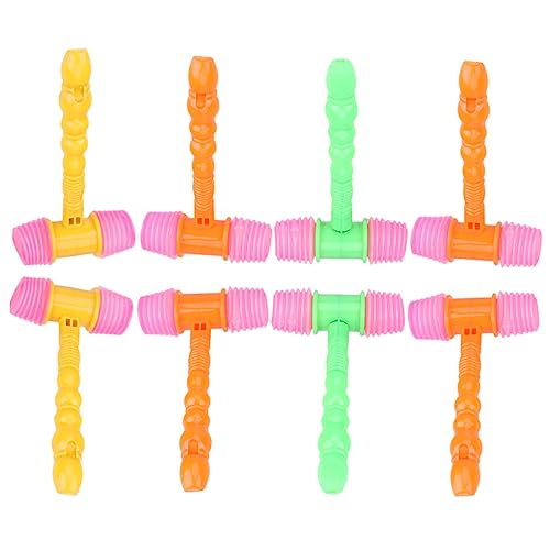 JUMPLAWN 8 Stück Für Babys Kinderspielzeug Der Hammer Party Sound Prop Kinderspielzeug Party Prop Kinderspielzeug Mini Hämmer Party Hammer Hammer Sound Kunststoff von JUMPLAWN