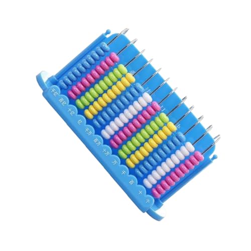 JUMPLAWN Abakus Reihen Lernspielzeug Mathematisches Rechenhilfsmittel aus Robustem Kunststoff mit Abgerundeten Perlen für Sicheres Zählen und Chinesische Zahlen für Grundschüler JUMPLAWN Abakus Reihen Lernspielzeug Mathematisches Rechenhilfsmittel aus Robustem Kunststoff mit Abgerundeten Perlen für Sicheres Zählen und Chinesische Zahlen für Grundschüler von JUMPLAWN