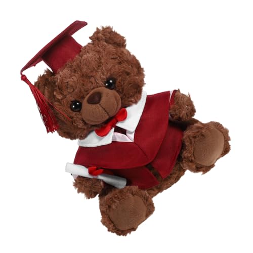 JUMPLAWN Abschluss Bär Plüschspielzeug in Outfit Süßes für Graduierung Dekoration für Abschlussfeiern Ansprechendes Plüschtier für Jungen JUMPLAWN Abschluss Bär Plüschspielzeug in Outfit Süßes für Graduierung Dekoration für Abschlussfeiern Ansprechendes Plüschtier für Jungen von JUMPLAWN