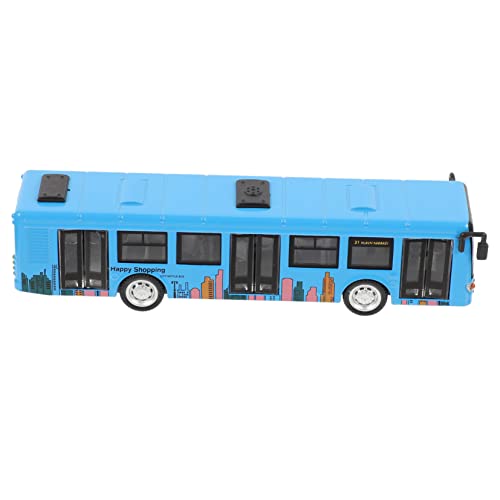 JUMPLAWN Busmodell Für Kinderbusse Auto Simulation Bus Spielzeugautos Stadtbus-Modell Stadtbus Bus- Junge Abs-Kunststoff Blue von JUMPLAWN