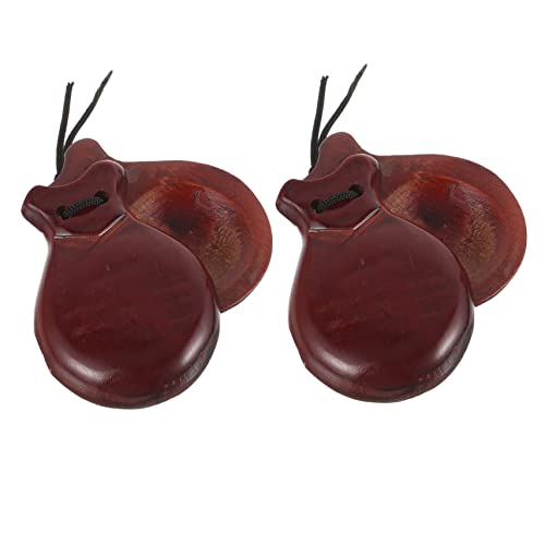 JUMPLAWN Castagnetten aus Holz Sicher und Robust Pädagogisches Percussion Instrument für Frühe Musikausbildung Geeignet für Musikunterricht Bühnenauftritte und Kinderpartys Braun JUMPLAWN Castagnetten aus Holz Sicher und Robust Pädagogisches Percussion Instrument für Frühe Musikausbildung Geeignet für Musikunterricht Bühnenauftritte und Kinderpartys Braun von JUMPLAWN