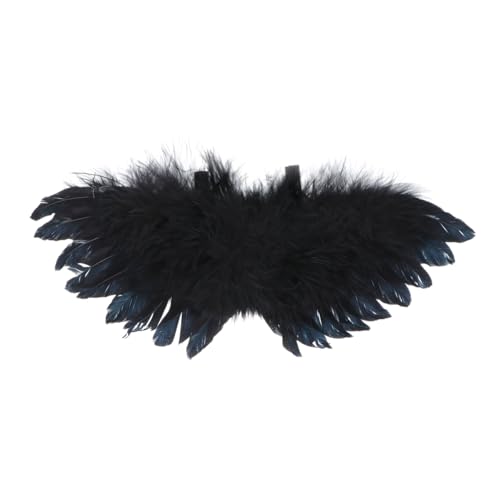 JUMPLAWN Engelsflügel Schwarz DIY Bastelset für Kostüm und Puppendekoration Langlebige Party und Wohnraumdekoration Zarte Flügelornamente für Festlichkeiten JUMPLAWN Engelsflügel Schwarz DIY Bastelset für Kostüm und Puppendekoration Langlebige Party und Wohnraumdekoration Zarte Flügelornamente für Festlichkeiten von JUMPLAWN