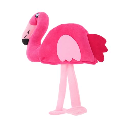 JUMPLAWN Flamingo Hut Zuckerrohr-requisiten- Lustiger Leistungshut Stockstütze Mit Bogen Haustier-schönheitskamm Rohrdekor Figuren Schönheitskamm Für Hunde Halloween-rohr Acryl von JUMPLAWN