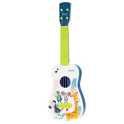 JUMPLAWN Frühes Bildungsspielzeug Kindergitarre Ukulele für Kleinkinder Sicheres und Realistisches Musikinstrument für Musikalische Früherziehung Robustes und Langlebiges JUMPLAWN Frühes Bildungsspielzeug Kindergitarre Ukulele für Kleinkinder Sicheres und Realistisches Musikinstrument für Musikalische Früherziehung Robustes und Langlebiges von JUMPLAWN