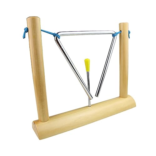 JUMPLAWN Frühpädagogisches Dreieck Schlaginstrument aus Langlebigem Material Sicheres Musikspielzeug für Kindergartenkinder Fördert Hand Auge Koordination und Auditives Verständnis für JUMPLAWN Frühpädagogisches Dreieck Schlaginstrument aus Langlebigem Material Sicheres Musikspielzeug für Kindergartenkinder Fördert Hand Auge Koordination und Auditives Verständnis für von JUMPLAWN