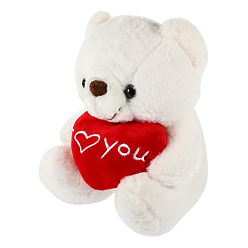 JUMPLAWN Gefüllter Plüschbär mit Herz Kuscheltier für Valentinstag Geschenkidee für Hochzeit und Geburtstag Weiches Material für Gemütliche Umarmungen JUMPLAWN Gefüllter Plüschbär mit Herz Kuscheltier für Valentinstag Geschenkidee für Hochzeit und Geburtstag Weiches Material für Gemütliche Umarmungen von JUMPLAWN