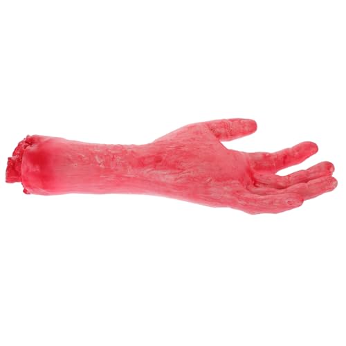 JUMPLAWN Gruselige Halloween Requisite Abgetrennte Hand Fake Arm Modell Realistische Streich Requisiten Für Party Dekoration Unheimliches Accessoire Für Spukhaus Und Horrorfeste von JUMPLAWN