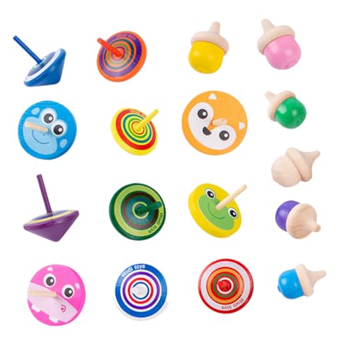 JUMPLAWN Holzkreisel Rotierende Gyro Spielzeuge für Kreatives Ab Jahren mit Stabilem Holzmaterial Fördert Armkraft und Spielerischen Spaß bei Jungen und Mädchen JUMPLAWN Holzkreisel Rotierende Gyro Spielzeuge für Kreatives Ab Jahren mit Stabilem Holzmaterial Fördert Armkraft und Spielerischen Spaß bei Jungen und Mädchen von JUMPLAWN