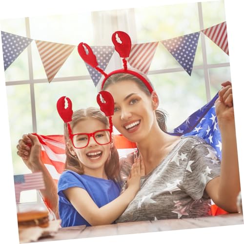 JUMPLAWN Krabben mit Krabben haarreif und Brille Lustiges Kostüm accessoire für Erwachsene Leichtes Party deko headdress für Karneval Halloween Geburtstag JUMPLAWN Krabben mit Krabben haarreif und Brille Lustiges Kostüm accessoire für Erwachsene Leichtes Party deko headdress für Karneval Halloween Geburtstag von JUMPLAWN
