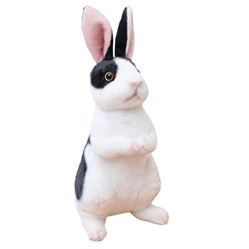 JUMPLAWN Entzückender Stofftier Hase Realistisches Plüschtier für Kinder Tragbares Spielzeug Dekorativ für Schlafzimmer Waschbar und Süß JUMPLAWN Entzückender Stofftier Hase Realistisches Plüschtier für Kinder Tragbares Spielzeug Dekorativ für Schlafzimmer Waschbar und Süß von JUMPLAWN