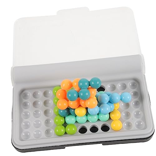 JUMPLAWN Logisches Denkspielzeug für Bunte Perlen Kreatives Lernspiel Fördert Teamwork Tragbar Sicher und Robust für Drinnen und Draußen JUMPLAWN Logisches Denkspielzeug für Bunte Perlen Kreatives Lernspiel Fördert Teamwork Tragbar Sicher und Robust für Drinnen und Draußen von JUMPLAWN