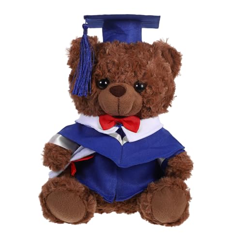 JUMPLAWN Plüsch Abschlussbär im Outfit Kuscheltier für Graduierungsfeier Süßes zur Gratulation Vielseitig Dekoration Kissen oder für Abschlusszeit JUMPLAWN Plüsch Abschlussbär im Outfit Kuscheltier für Graduierungsfeier Süßes zur Gratulation Vielseitig Dekoration Kissen oder für Abschlusszeit von JUMPLAWN