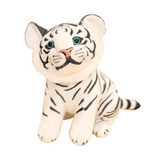 JUMPLAWN Plüsch Tiger Spielzeug für Kinder Weiche Tiger Plüschpuppe aus PP Baumwolle Realistisches Dschungeltier mit Buntem Design Kuscheltier für Jungen und Mädchen 1 Stück JUMPLAWN Plüsch Tiger Spielzeug für Kinder Weiche Tiger Plüschpuppe aus PP Baumwolle Realistisches Dschungeltier mit Buntem Design Kuscheltier für Jungen und Mädchen 1 Stück von JUMPLAWN