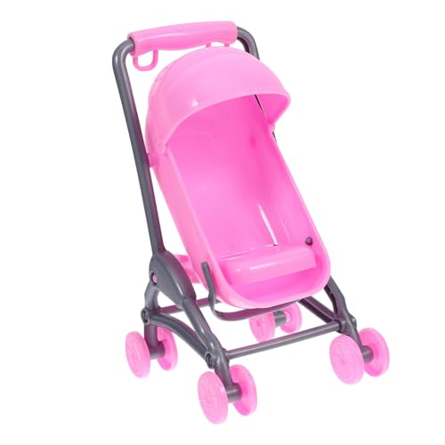 JUMPLAWN Puppenwagen Für Puppen Buggy Zubehör Für Puppenhaus Simulierter Kinderwagen Für Jährige Puppen Accessoire Für Kreatives von JUMPLAWN