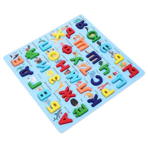 JUMPLAWN Russisches Holzpuzzle ABC Lernspielzeug Montessori Pädagogisch für Kleinkinder Ab Monaten zur Kognitiver Entwicklung und Hand Auge Koordination Großes Blaues JUMPLAWN Russisches Holzpuzzle ABC Lernspielzeug Montessori Pädagogisch für Kleinkinder Ab Monaten zur Kognitiver Entwicklung und Hand Auge Koordination Großes Blaues von JUMPLAWN